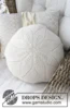 White Flower Pillow by DROPS Design